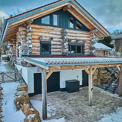 Ihr exklusiver Rückzugsort: Blockhaus-Chalet im Herzen des Bayerischen Waldes