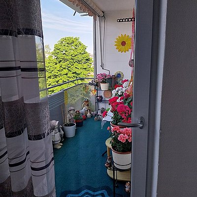 Modernisierte 3-Zimmer-Wohnung mit großem Süd-West-Balkon – sonniges Wohnen mit Komfort